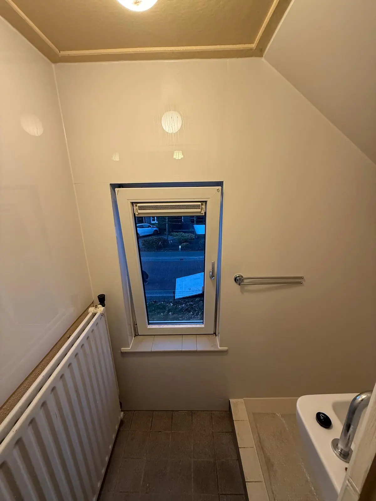 Marmerlook badkamer voor renovatie