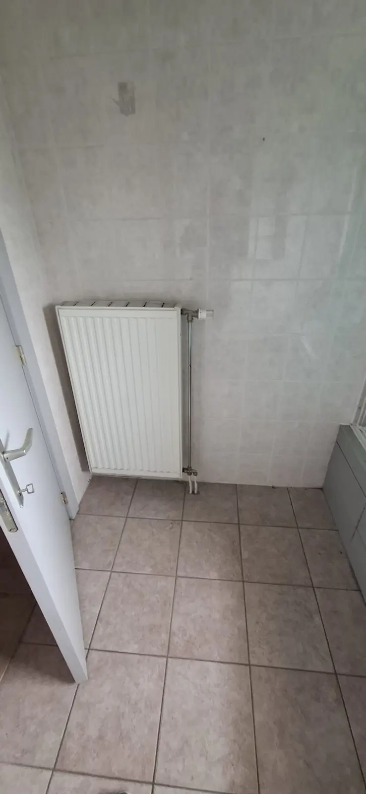 Marmerlook badkamer voor renovatie
