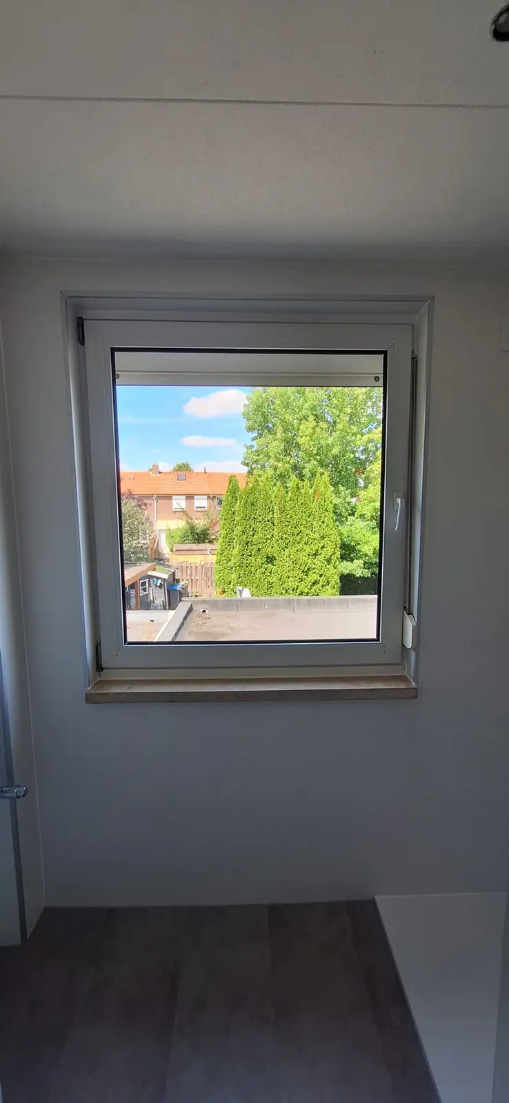 Marmerlook badkamer voor renovatie
