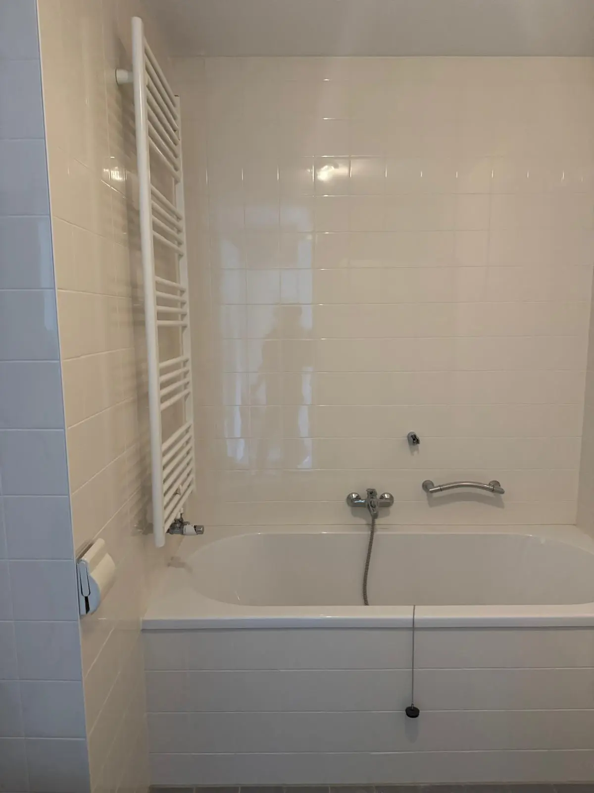 Marmerlook badkamer voor renovatie
